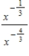 Use the properties of exponents to simplify the expression so that only positive exponents remain. ​   ​ A)    B)    C)    D)    E)   