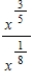 Use the properties of exponents to simplify the expression so that only positive exponents remain. ​   ​ A)    B)    C)    D)    E)   