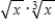In calculus, it is frequently important to write an expression in the form   , where c is a constant and n is a rational number. Write the expression in this form. ​   ​ A)    B)    C)    D)    E)   