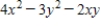 Evaluate the algebraic expression at the indicated values of the variables. ​   at   and   ​ A) -24 B) -48 C) -16 D) -36 E) 36