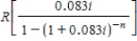 Evaluate   when   ,   ,   . Round your answer to four decimal places. ​ A) 74.9551 B) 8,970.1259 C) 1,249.2512 D) 538.2076 E) 149,502.0977