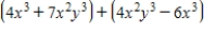 Simplify by combining like terms. ​   ​ A)    B)    C)    D)    E)   