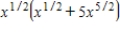 Perform the indicated operations with expressions involving fractional exponents and then simplify. ​   ​ A)    B)    C)    D)    E)   