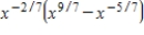 Perform the indicated operations with expressions involving fractional exponents and then simplify. �​   ​ A)    B)    C)    D)    E)   