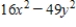 Factor the expression as a product of binomials. ​   ​ A)    B)    C)    D)    E)   