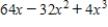 Suppose that squares of size x are cut from four corners of an 8-by-8-inch piece of cardboard and an open-top box is formed. The volume of the box is given by   . Factor this expression. ​   ​ ​ A)    B)    C)    D)    E)   