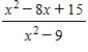 Simplify the fraction. ​   ​ A)    B)    C)    D)    E)   