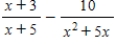 Perform the indicated operations and simplify. ​   ​ A)    B)    C)    D)    E)   