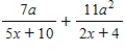 Perform the indicated operations and simplify. ​   A)    B)    C)    D)    E)   