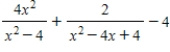 Perform the indicated operations and simplify. ​   ​ A)    B)    C)    D)    E)   