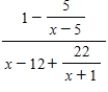 Simplify the complex fraction. ​   ​ A)    B)    C)    D)    E)   