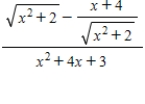 Simplify the complex fraction. ​   ​ A)    B)    C)    D)    E)   
