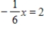 Solve the equation. ​   ​ A) ​-2 B) 36 C) -12 D) 12 E) -6