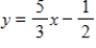 Find the slope m and y-intercept b of the line whose equation is given below. ​   ​ A)    B)    C)    D)    E)   