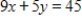 Find the slope m and y-intercept b of the line whose equation is given below. ​   ​ A)    B)    C)    D)    E)   