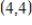 Write the equation for line that passes through the given point and has the slope indicated. ​   with slope   ​ A)    B)    C)    D)    E)   
