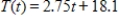 Using data from the Internal Revenue Service, the per capita tax burden T (in hundreds of dollars)  can be described by   , where t is the number of years past 1980. Find the value of T in 1997. Round your answer to the nearest dollar. ​ A) $6,449 B) $4,675 C) $6,485 D) $7,035 E) $5,935