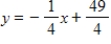 Each day, a young person should sleep 8 hours, plus   hour for each year that the person is under 17 years of age. Assuming the relation is linear, write the equation relating hours of sleep y and age x where   . ​ A)    B)    C)    D)    E)   