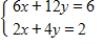 Solve the system by elimination, or by any convenient method. ​   ​ A)    And   B)    And   C)    And   D) There are infinitely many solutions. E) There is no solution.