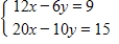 Solve the system by elimination, or by any convenient method. ​   ​ A) ​   And   B) ​   And   C) ​​   And   D) There are infinitely many solutions. E) There is no solution.