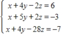 Use the left-to-right elimination method to solve the system. ​   ​ A) solution:   B) solution:   C) solution:   D) solution:   E) solution:  