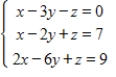 Use the left-to-right elimination method to solve the system. ​   ​ A) solution:   B) solution:   C) solution:   D) solution:   E) solution:  