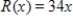 Suppose a calculator manufacturer has the total cost function   and the total revenue function   , where x represents the number of calculators sold. What is the equation of the profit function,   , for the calculator manufacturer? ​ A)    B)    C)    D)    E)   