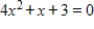 Solve the equation by using the quadratic formula. Give real solutions only. ​   ​ A)    B)    C)    D) no real solutions E)   