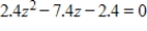 Solve the equation   by using a graphing utility. Round your answers to two decimal places. ​ A)    And   B)    And   C)    And   D)    And   E)    And  