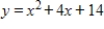 Determine whether the function's vertex is a maximum point or a minimum point and find the coordinates of this point. ​   ​ A) vertex:   , a minimum point B) vertex:   , a maximum point C) vertex:   , a minimum point D) vertex:   , a maximum point E) vertex:   , a maximum point