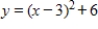 How is the graph of   shifted to obtain the graph of the function   ? ​ A) shifted 3 units to the left and 6 units up B) shifted 3 units to the right and 6 units down C) shifted 9 units to the left and 6 units up D) shifted 6 units to the right and 6 units down E) shifted 3 units to the right and 6 units up