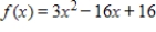 Solve   for the function   . ​ A)    B)    C)    D)    E) no real solutions