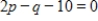 The supply function for a product is   , while the demand function for the same product is   . Find the market equilibrium point E(q, p) . Round your final answer to two decimal places. ​ A)    B)    C)    D)    E)   