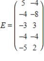 What is the order of matrices A, B, C, D, E? ​   ,   ,   ,   ,   ​ A) Matrix A is 2×2, matrix B is 3×2, matrix C is 2×3, matrix D is 3×3, matrix E is 5×2. B) Matrix A is 10×5, matrix B is 5×4, matrix C is 3×4, matrix D is 15×3, matrix E is 5×2. C) Matrix A is 2×2, matrix B is 2×3, matrix C is 3×2, matrix D is 3×3, matrix E is 2×5. D) Matrix A is 2×2, matrix B is 3×3, matrix C is 3×3, matrix D is 3×3, matrix E is 5×5. E) Matrix A is 5×2, matrix B is 5×2, matrix C is 3×3, matrix D is 15×3, matrix E is 5×2.