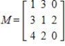 If matrix M has element   , what is   ? ​   ​ A)    B)    C)    D)    E)   