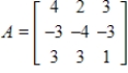 Use the following matrices to perform the indicated matrix operations, if possible. ​   ​   ;   ​ A)    B)    C)    D)    E)   