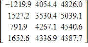 <strong>The following tables give the capital expenditures and gross operating costs of manufacturing establishments for pollution abatement, in millions of dollars. Use a calculator or spreadsheet to find the sum of the matrices containing these data. This will yield the total costs of manufacturing establishments for air, water, and solid contained waste pollution abatement for the years 2002-2005. Pollution Abatement Capital Expenditures Pollution Abatement Gross Operating Costs </strong> A) B) C) D) E)