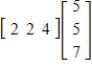 Multiply the matrices.   ​ A)    B)    C)    D)    ​ E)   