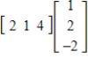 Multiply the matrices. ​   ​ A)    B)    C)    D) ​   E)   
