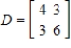 Use the matrices to find CD, if possible. ​     ​ A)    B)    C)    D)    E)   