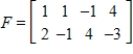 Use matrix F to find F<sup>2</sup>, if possible. ​   ​ A)    B)    C)    D)    E) F<sup>2</sup> is undefined.