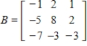 Use the matrices below. Perform the indicated operations. ​ BA ​     ​ ​ A) ​   B) ​   C) ​   D) ​   E) ​  