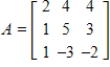 Use the matrices below. Perform the indicated operations. ​ IA     A)    B)    C)    D)    E)   