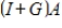 Suppose the weights (in grams)  and lengths (in centimeters)  of three groups of laboratory animals are given by matrix A, where column 1 gives the lengths and each row corresponds to one group. ​   ​ ​ If the increase in both weight and length over the next two weeks is 12% for group I, 5% for group II, and 3% for group III, then the increases in the measures during the 2 weeks can be found by computing GA, where ​   ​ ​ Find the matrix that gives the new weights and measures at the end of this period by computing   , where   is the 3×3 identity matrix. ​ A)    B)    C)    D)    E) ​  