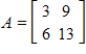 Multiplication by a matrix can be used to encode messages (and multiplication by its inverse can be used to decode messages) . Given the code     , use matrix A to encode the message  The die is cast.  A) ​   B) ​   C) ​   D) ​   E) ​  
