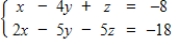 A system of equations may have a unique solution, an infinite number of solutions, or no solution. Use matrices to find the general solution of the following system, if a solution exists.   ​ A)    ,   , for any real number   )  B)    ,   , for any real number   )  C)    ,   , for any real number   )  D)    ,   , for any real number   )  E) no solution