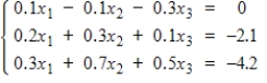 A system of equations may have a unique solution, an infinite number of solutions, or no solution. Use matrices to find the general solution of the following system, if a solution exists.   A)    ,   , for any real number   )  B)    ,   ,   C)    ,   , for any real number   )  D)    ,   , for any real number   )  E) No solution