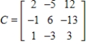 If   and   , are C and D inverse matrices? A) Yes B) No