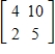 Find the inverse matrix, if one exists.   A)    B)    C)    D)    E) no inverse exists
