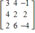 Find the inverse matrix, if one exists.   A)    B)    C)    D)    E) no inverse exists